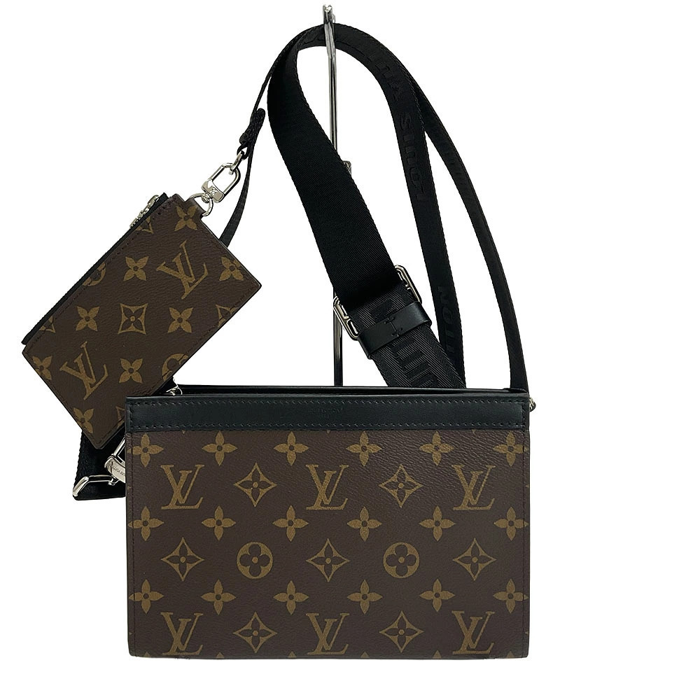 LOUIS VUITTON Gaston Wearable Wallet Monogram Macassar Brown